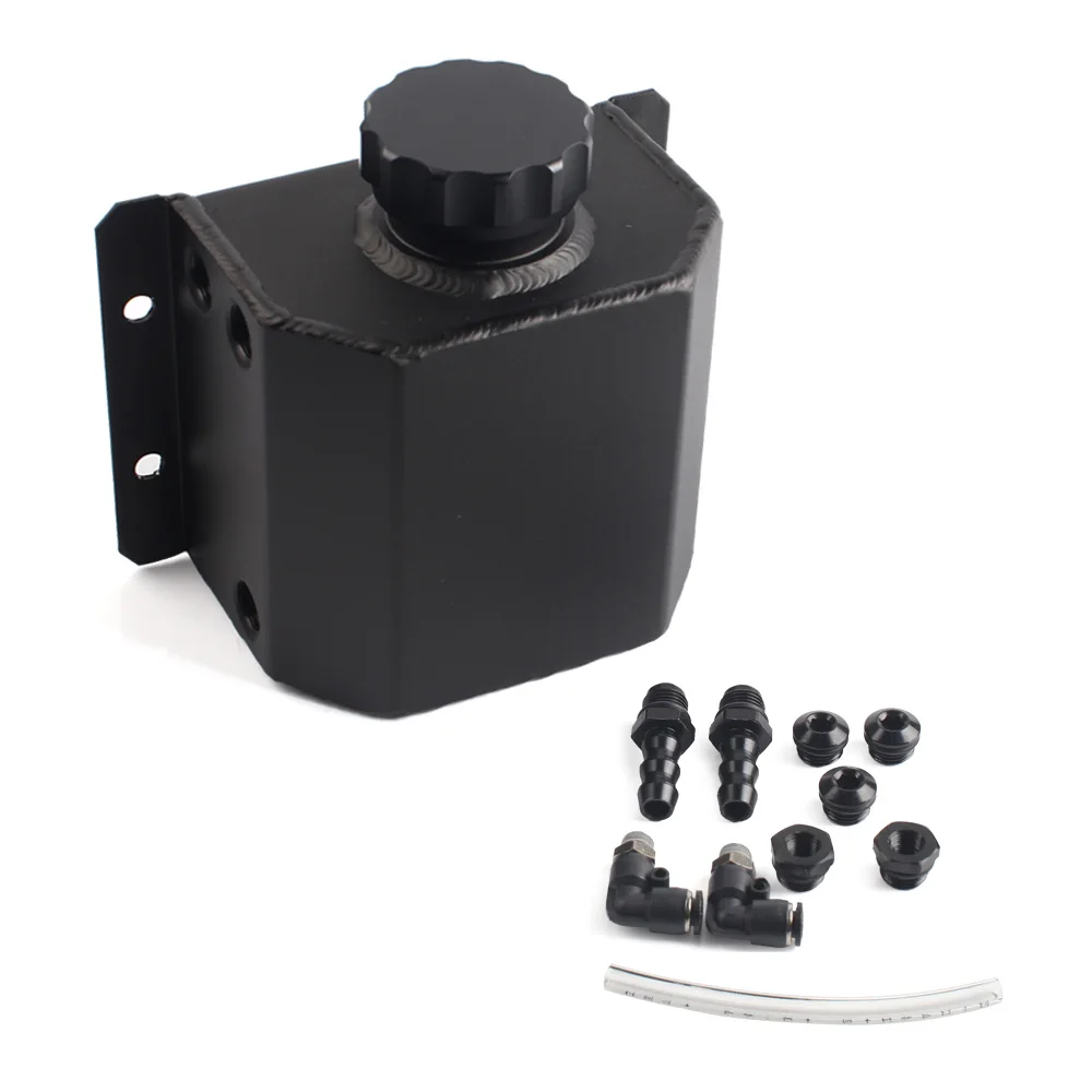 1L Aluminum Oil Catch Can Reservoir Tank With Drain Plug Breather Oil Tank Fuel Tank Universal style
1L Aluminum Oil Catch Can Reservoir Tank With Drain Plug Breather Oil Tank Fuel Tank Universal style