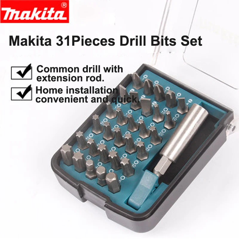 Набор сверл Makita, комплект японских шестигранных насадок для электродрели и шуруповерта с крестообразной головкой, 18/28/31 шт.
Набор сверл Makita, комплект японских шестигранных насадок для электродрели и шуруповерта с крестообразной головкой, 18/28/31 шт.