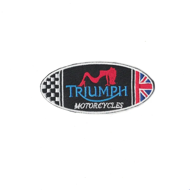 TRIUMPH logo parches Embroidery iron on patches for clothing A denim fabric Stickers applique
TRIUMPH logo parches Embroidery iron on patches for clothing A denim fabric Stickers applique