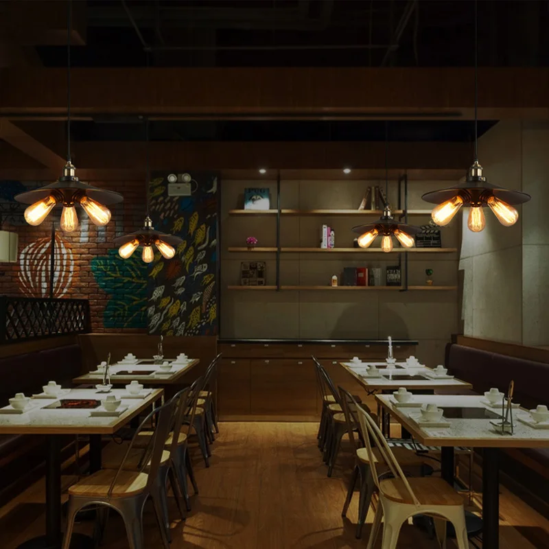 Rustic Style Pendant Light Antique Restaurant Coffee Shop Black Pendant Lamp Creative Hotel Residential Lighting Pendant Lamps
Rustic Style Pendant Light Antique Restaurant Coffee Shop Black Pendant Lamp Creative Hotel Residential Lighting Pendant Lamps