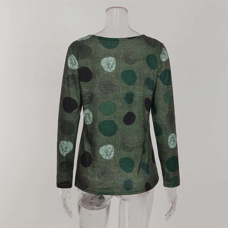 Spring Women Long Sleeve Tshirt 5XL Plus Size T-Shirt Dot Tunic Tee Shirt Female Tops Tees Casual Clothing WS6979V
Spring Women Long Sleeve Tshirt 5XL Plus Size T-Shirt Dot Tunic Tee Shirt Female Tops Tees Casual Clothing WS6979V