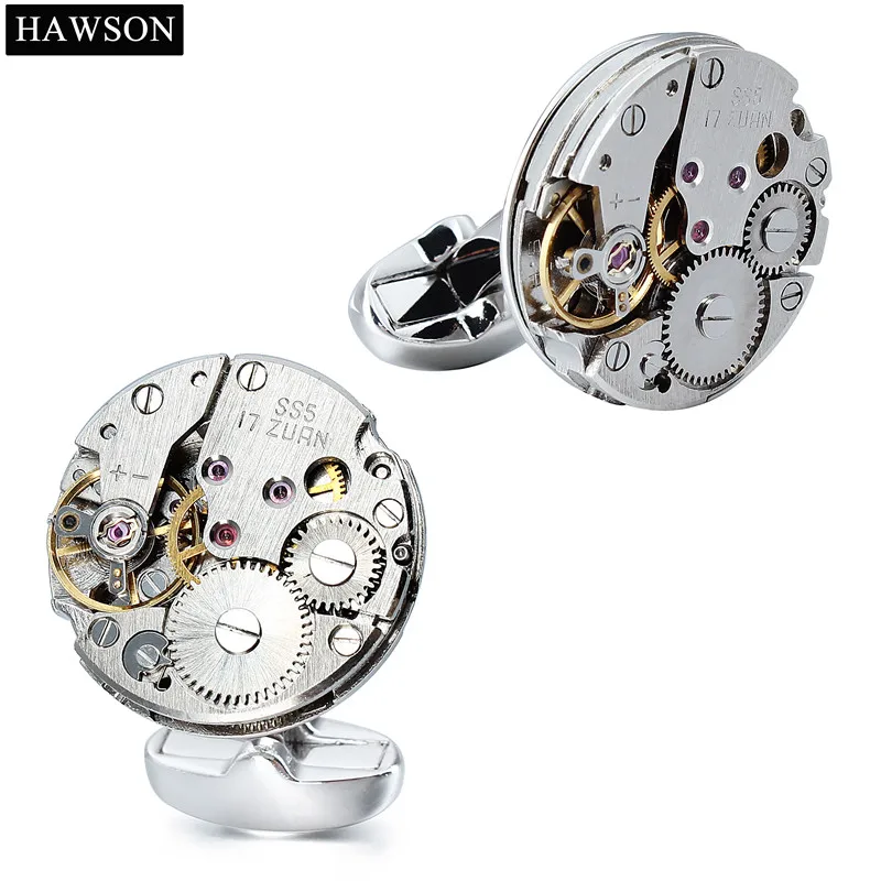 Mens Irremovable Watch Movement Cufflinks for Shirt Silver Color Wedding Groom with Gift Box
Mens Irremovable Watch Movement Cufflinks for Shirt Silver Color Wedding Groom with Gift Box