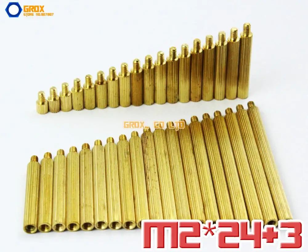 100 штук латунный M2 x 24 + 3 мм Печатная плата «гнездо-штырь», Проставка для материнской платы
100 штук латунный M2 x 24 + 3 мм Печатная плата «гнездо-штырь», Проставка для материнской платы