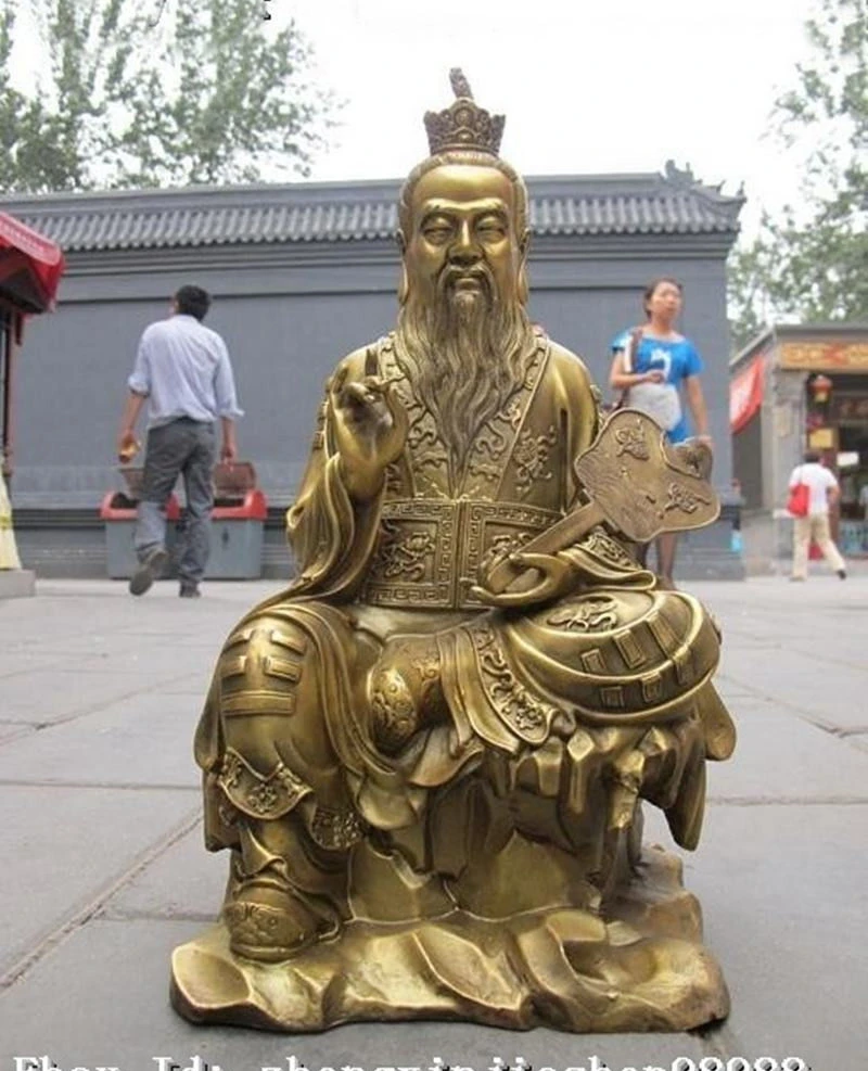 Китайский народный классический чистый латунный Tai Shang Lao Jun Taoist религия Будда статуя
Китайский народный классический чистый латунный Tai Shang Lao Jun Taoist религия Будда статуя