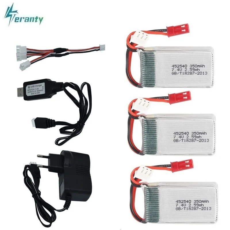 7.4v 350mah 35C Lipo Battery for MJX X401H X402 JXD 515 515W 515V Battery + USB Charger RC Mini FPV Drone Quadcopter Helicopters
7.4v 350mah 35C Lipo Battery for MJX X401H X402 JXD 515 515W 515V Battery + USB Charger RC Mini FPV Drone Quadcopter Helicopters