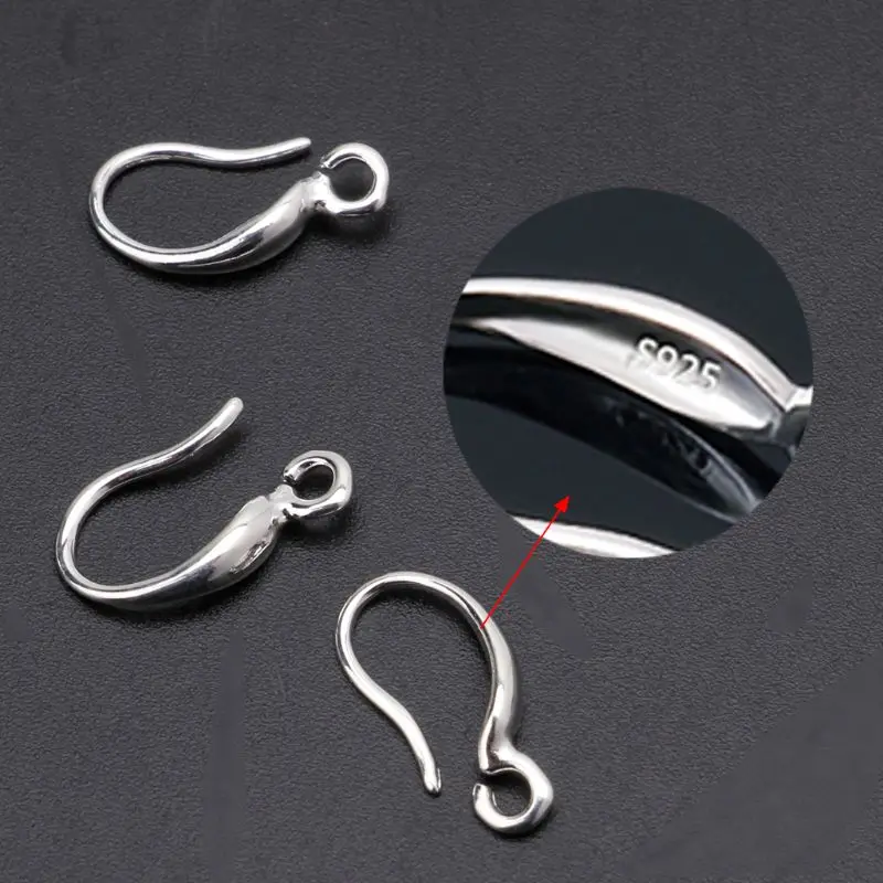 10 Pcs S925 Silver Plated French Ear Hook Ear Wire Earrings DIY Jewelry Findings
10 Pcs S925 Silver Plated French Ear Hook Ear Wire Earrings DIY Jewelry Findings