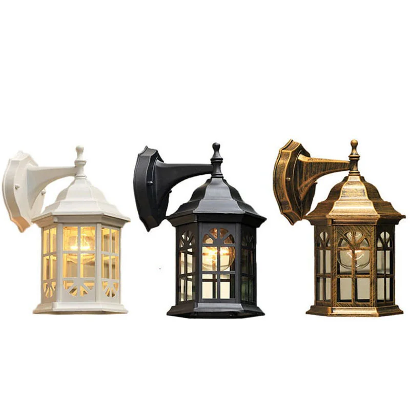 European style modern outdoor sconce lighting wall lamp waterproof for led exterior does not include E27 bulb
European style modern outdoor sconce lighting wall lamp waterproof for led exterior does not include E27 bulb