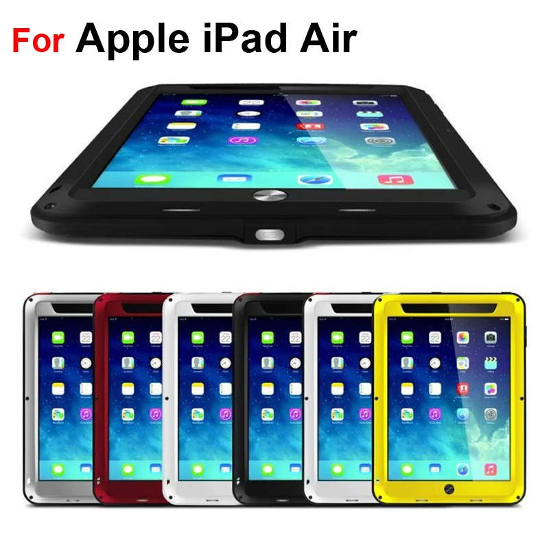 Dirt-resistant Anti-knock Metal Aluminum Tablet Cases with Gorilla Glass for Apple iPad Air Heavy Duty Protect Tablet PC Cases
Dirt-resistant Anti-knock Metal Aluminum Tablet Cases with Gorilla Glass for Apple iPad Air Heavy Duty Protect Tablet PC Cases