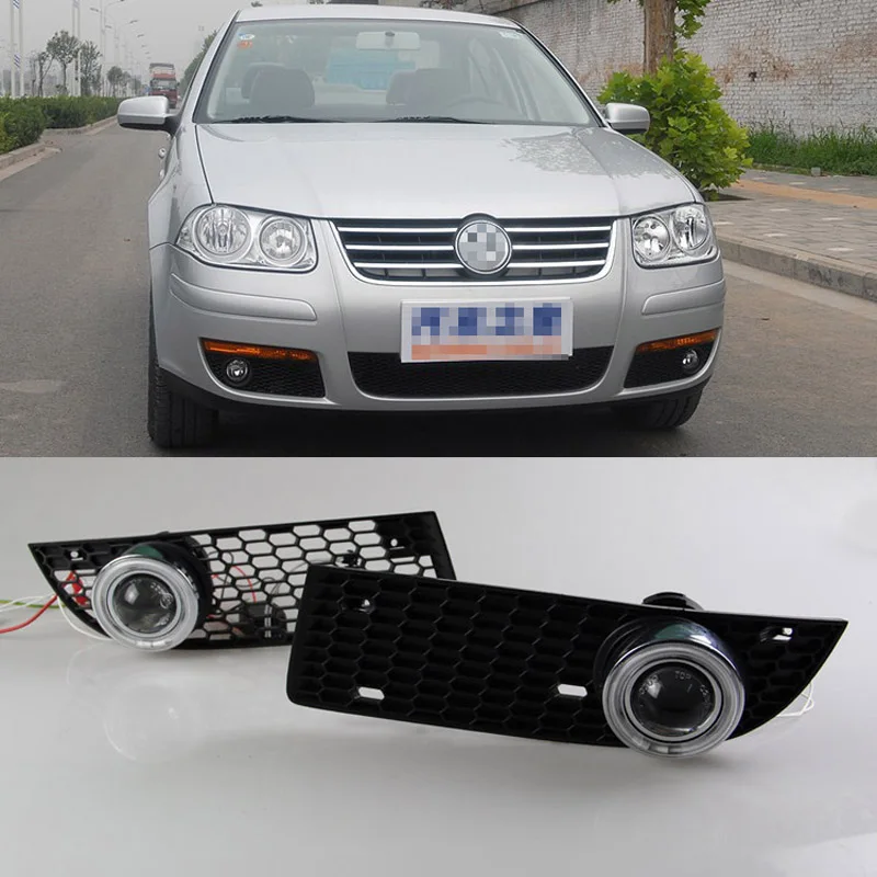 Ownsun COB Angel Eye Rings Projector Lens with 3000K Halogen Lamp Source Black Fog Lights Bumper Cover For VW Bora 2006-2009
Ownsun COB Angel Eye Rings Projector Lens with 3000K Halogen Lamp Source Black Fog Lights Bumper Cover For VW Bora 2006-2009