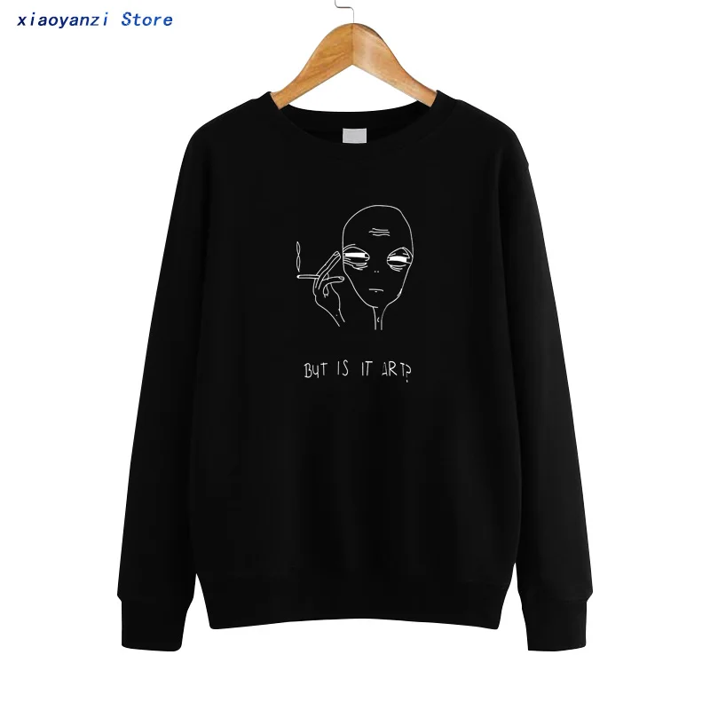 Character Smoking Letter BUT IS IT ART Hoodies Women Pullovers Harajuku Cotton O Neck Sweatshirts Casual Sweatshirt euu0234-2
Character Smoking Letter BUT IS IT ART Hoodies Women Pullovers Harajuku Cotton O Neck Sweatshirts Casual Sweatshirt euu0234-2