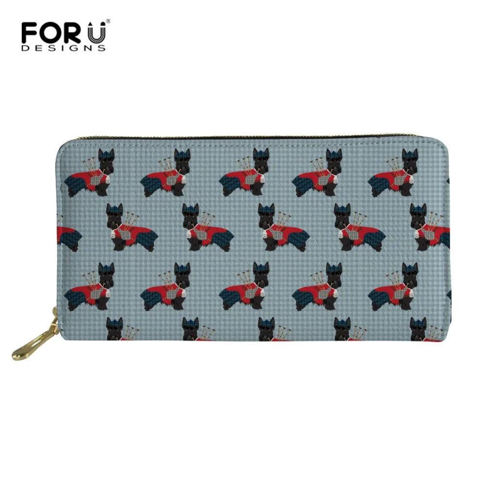FORUDESIGNS Scottish Terrier Wallet Female Famous Card Holders Cellphone Pocket PU Leather Women Money Bag Clutch Women Purse
FORUDESIGNS Scottish Terrier Wallet Female Famous Card Holders Cellphone Pocket PU Leather Women Money Bag Clutch Women Purse