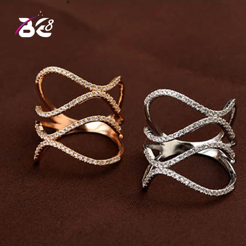 Be 8 New Fashion Crystal Infinity Rings Micro Inlayed Cross Rings for Women Cubic Zircon Rings Weeding Jewelry R139
Be 8 New Fashion Crystal Infinity Rings Micro Inlayed Cross Rings for Women Cubic Zircon Rings Weeding Jewelry R139