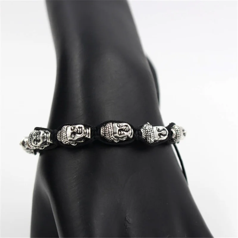 NADEEM Anil Arjandas Men Bracelet Antique Gold Silver Color Buddha Charm Bead Weave Knitted Macrame Braided Bracelet Jewelry
NADEEM Anil Arjandas Men Bracelet Antique Gold Silver Color Buddha Charm Bead Weave Knitted Macrame Braided Bracelet Jewelry