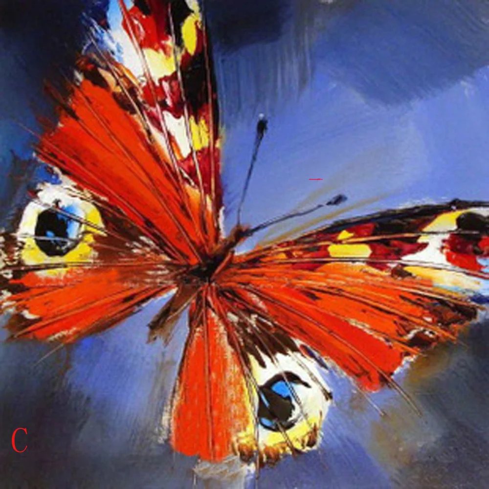 Pure Handmade Fine Art Decorative Animal Calligraphy Canvas Picture 100% Hand Painted Abstract Beautiful Butterfly Oil Paintings
Pure Handmade Fine Art Decorative Animal Calligraphy Canvas Picture 100% Hand Painted Abstract Beautiful Butterfly Oil Paintings