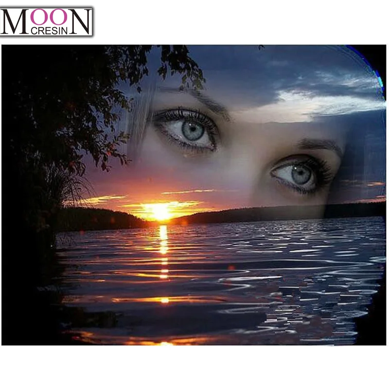 DIY 5D Diamond Painting Cross Lady Bule Eye Diamond Embroidery Square Full Drill Diamond Mosaic Decoration Rhinestone Needlework
DIY 5D Diamond Painting Cross Lady Bule Eye Diamond Embroidery Square Full Drill Diamond Mosaic Decoration Rhinestone Needlework