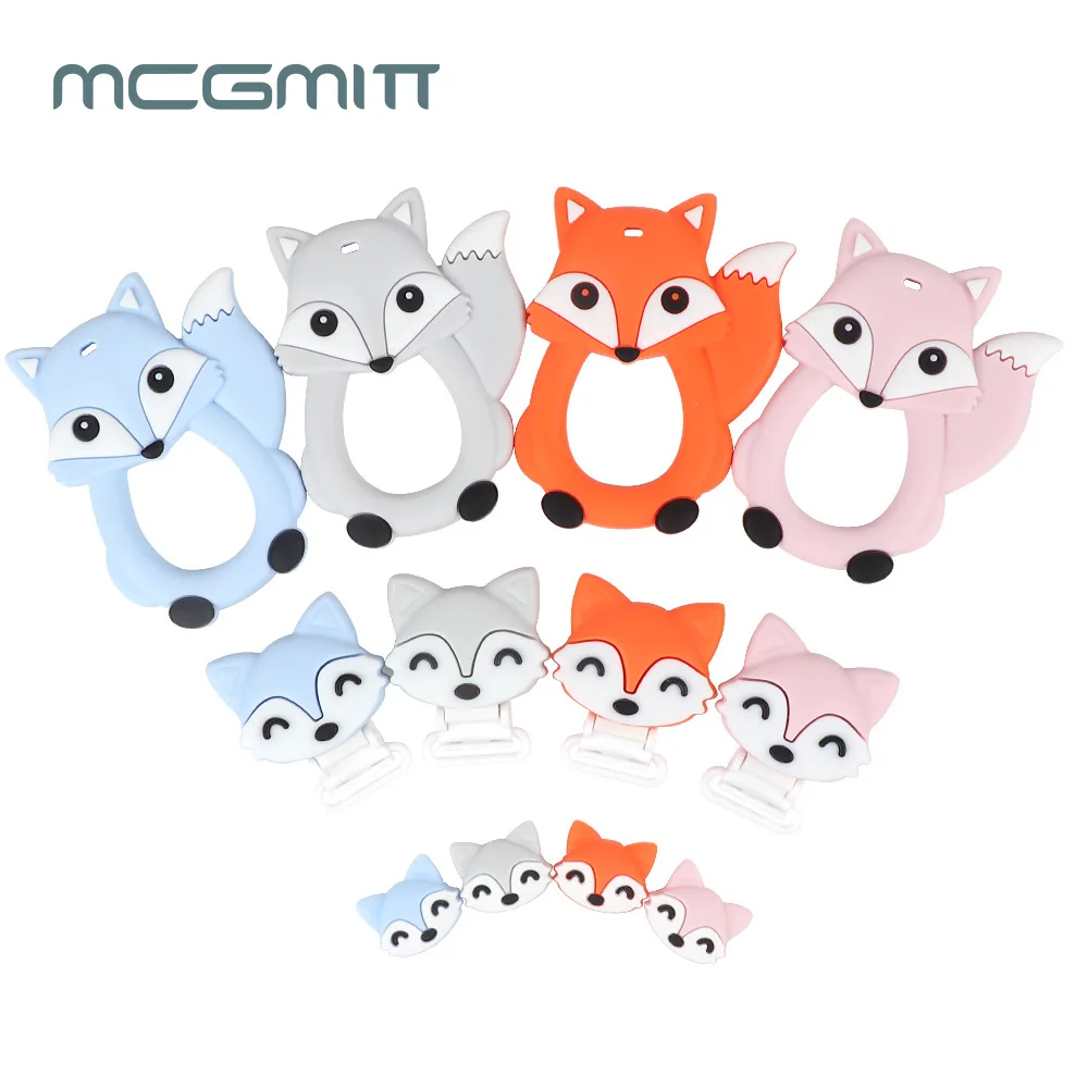 10pc Silicone Teether Pacifier Clip Baby Teething Beads Fox Cartoon DIY Charming Necklace Pendant Teether BPA FREE Silicone Bead
10pc Silicone Teether Pacifier Clip Baby Teething Beads Fox Cartoon DIY Charming Necklace Pendant Teether BPA FREE Silicone Bead