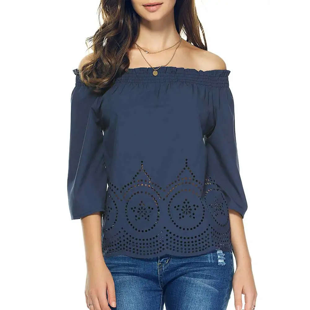Newly Sexy Women Hollow Chiffon Blouse Off Shoulder Top Half Sleeve Summer Beach Party Shirt Tops m99
Newly Sexy Women Hollow Chiffon Blouse Off Shoulder Top Half Sleeve Summer Beach Party Shirt Tops m99