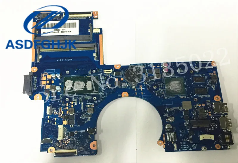 Laptop Motherboard 856223-601 FOR HP 15-AU MOTHERBOARD DAG34AMB6D0 DDR3L SR2EZ I7-6500U Non-integrated 100% test ok
Laptop Motherboard 856223-601 FOR HP 15-AU MOTHERBOARD DAG34AMB6D0 DDR3L SR2EZ I7-6500U Non-integrated 100% test ok