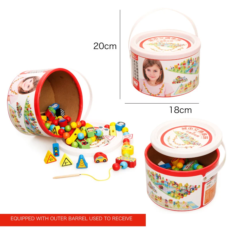 MWZ 82pcs Colorful Wooden Traffic Blocks stringing beaded Toys For Children Learning & Education Toys
MWZ 82pcs Colorful Wooden Traffic Blocks stringing beaded Toys For Children Learning & Education Toys