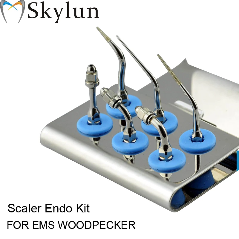 Dental Ultrasonic scaler Tip Kit Scaler Endo Kit Silver scaler tips E0 E1 E2 E3 P4D E3D Fit EMS WOODPECKER AT13
Dental Ultrasonic scaler Tip Kit Scaler Endo Kit Silver scaler tips E0 E1 E2 E3 P4D E3D Fit EMS WOODPECKER AT13