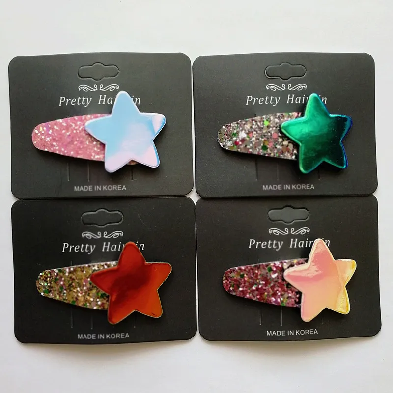 2PCS Shinning Star Glitter Felt BB Hair Clip Cute Girls Multicolor Korean Reflection Glitter Hair Grip Hair Barrette Kids
2PCS Shinning Star Glitter Felt BB Hair Clip Cute Girls Multicolor Korean Reflection Glitter Hair Grip Hair Barrette Kids