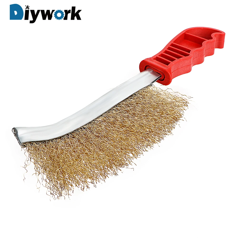 DIYWORK ручная щетка из медной проволоки, инструмент для очистки многоцелевой коррозионной щетки для удаления ржавчины
DIYWORK ручная щетка из медной проволоки, инструмент для очистки многоцелевой коррозионной щетки для удаления ржавчины