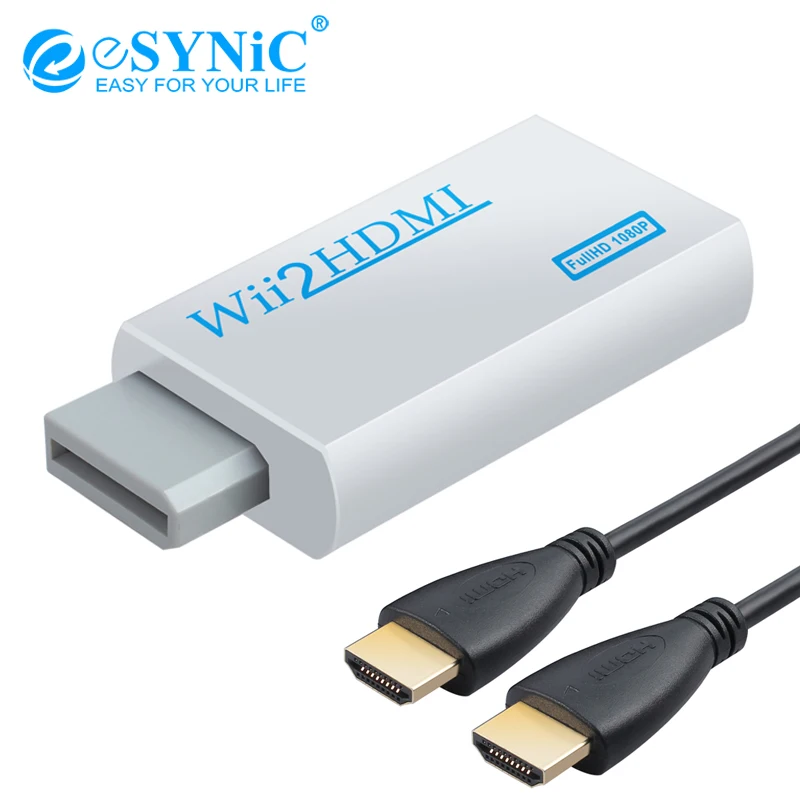 ESYNiC для Wii HDMI-совместимый конвертер Wii в HDMI-совместимый WII 2HDMI 720P/1080P видео адаптер HD HDTV + 3,5 мм аудио конвертер
ESYNiC для Wii HDMI-совместимый конвертер Wii в HDMI-совместимый WII 2HDMI 720P/1080P видео адаптер HD HDTV + 3,5 мм аудио конвертер