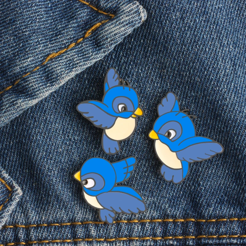 3pcs/set Mini Blue Bird Brooch Cartoon Animals Enamel Pins Women Men Denim Jackets Shirts Lapel Pin Collection Badges Kids Gifts
3pcs/set Mini Blue Bird Brooch Cartoon Animals Enamel Pins Women Men Denim Jackets Shirts Lapel Pin Collection Badges Kids Gifts