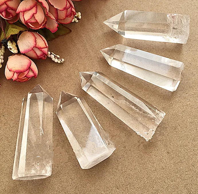 5pcs Natural quartz crystal white fangjian chakra reiki treatment of natural stone and Christmas gifts
5pcs Natural quartz crystal white fangjian chakra reiki treatment of natural stone and Christmas gifts