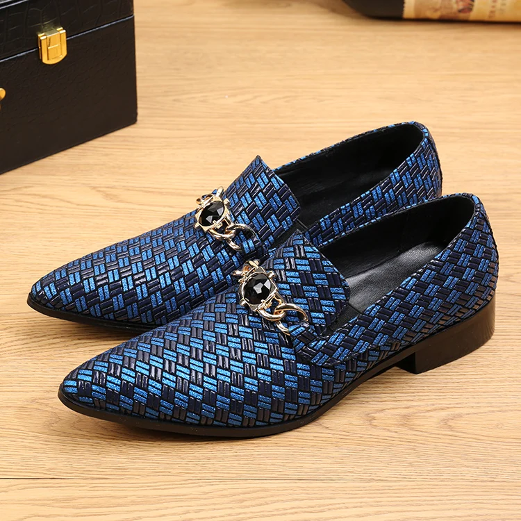 2017 British Style Men's genuine leather shoes casual style personalized nightclub oxfords for men blue/white party oxfords 46
2017 British Style Men's genuine leather shoes casual style personalized nightclub oxfords for men blue/white party oxfords 46