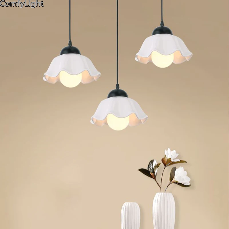 Modern E27 Pendant Lights Glass Lamp Luminaire Pendant Lamp Glass Lampshade Hang lamp Light For Bar Restaurant home Decor LED
Modern E27 Pendant Lights Glass Lamp Luminaire Pendant Lamp Glass Lampshade Hang lamp Light For Bar Restaurant home Decor LED