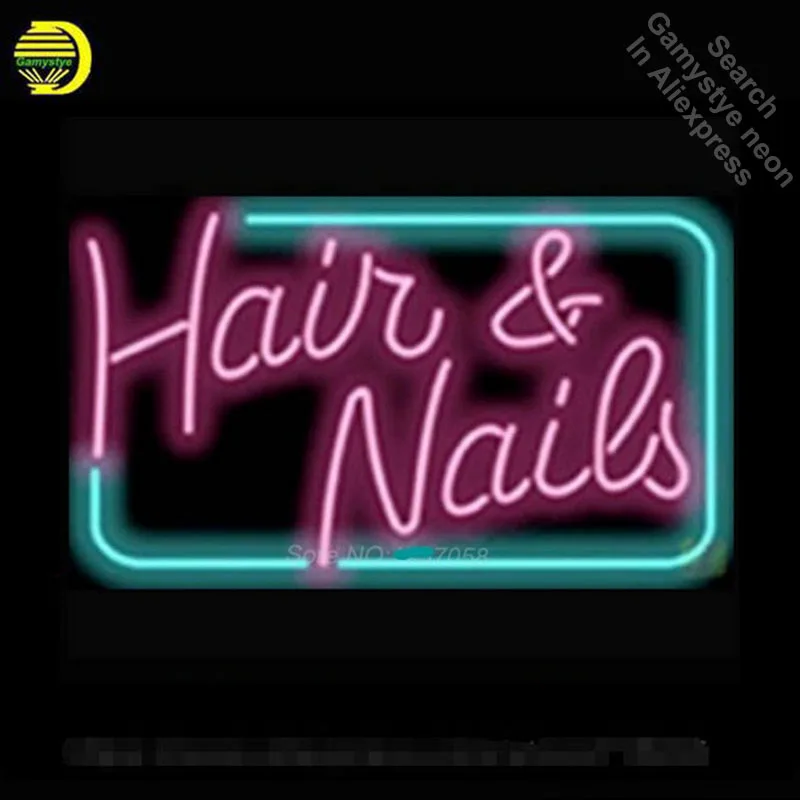 New Hair and Nails Neon Bulbs Neon Signs For Bar Real Glass Neon Handcrafted Professional Pub Bar Signs Neon Light Art 17x14
New Hair and Nails Neon Bulbs Neon Signs For Bar Real Glass Neon Handcrafted Professional Pub Bar Signs Neon Light Art 17x14