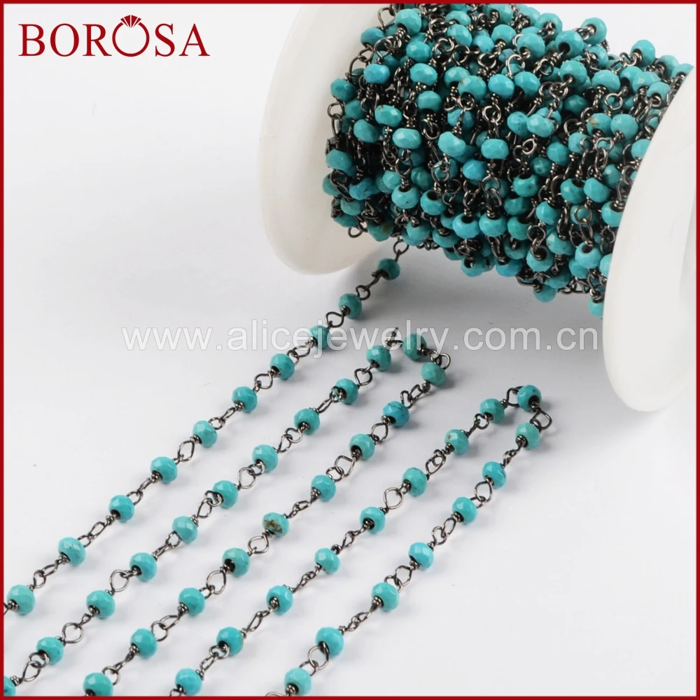 Модная Цепочка Из Бисера BOROSA, 5 метров, блестящая, с гранеными бусинами, цепочка из бисера для изготовления ювелирных изделий JT211
Модная Цепочка Из Бисера BOROSA, 5 метров, блестящая, с гранеными бусинами, цепочка из бисера для изготовления ювелирных изделий JT211