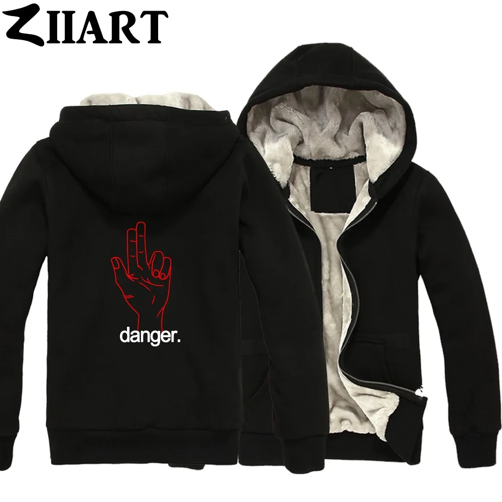 Danger Hand Gesture Gun Stranger Things Couple Clothes Boys Man Male Full Zip Autumn Winter Plus Velvet Parkas ZIIART
Danger Hand Gesture Gun Stranger Things Couple Clothes Boys Man Male Full Zip Autumn Winter Plus Velvet Parkas ZIIART
