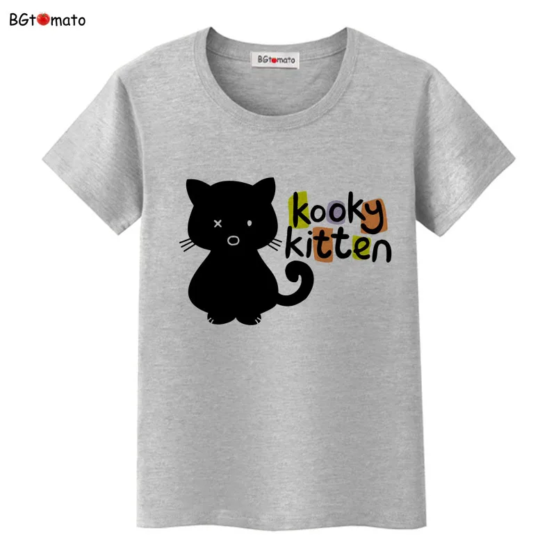 bgtomato Black cat pink love t-shirt women love story Literature and art shirts Good quality brand clothes casual tops
bgtomato Black cat pink love t-shirt women love story Literature and art shirts Good quality brand clothes casual tops
