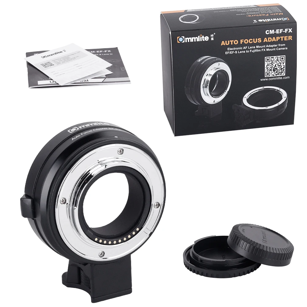 Новый переходник с автофокусом commlite EF-FX AF для объектива Canon EOS EF Fuji FX mount X-T3 X-Pro2 X1 Pro
