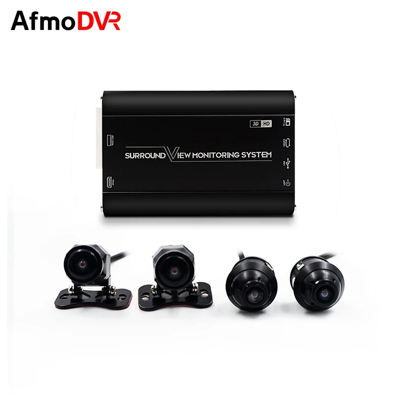 AfmoDVR новейший 3D панорамный обзор градусов HD 360 система мониторинга вождения Bird View