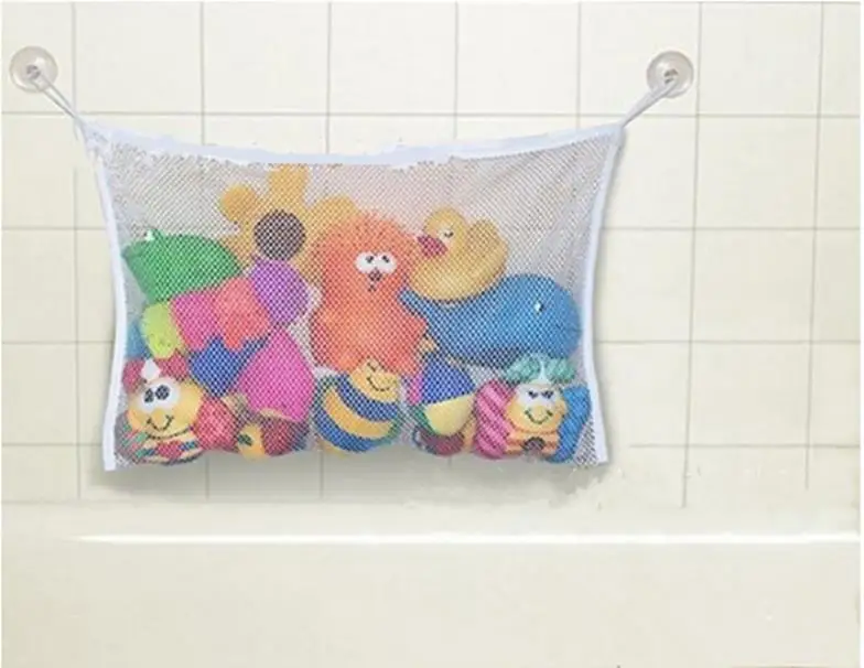Детская Сетчатая Сумка для ванной сумка игрушек корзина на присоске забавные