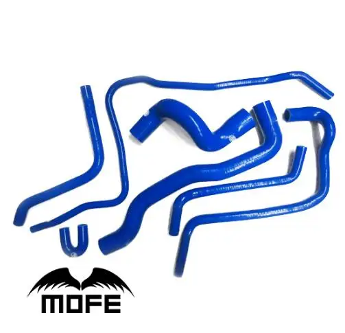 MOFE 7pcs Silicone Radiator Coolant Hose,Silicone hose kit With logo for Saab 9-3 2.0T 1998~2002 Black Blue Red
MOFE 7pcs Silicone Radiator Coolant Hose,Silicone hose kit With logo for Saab 9-3 2.0T 1998~2002 Black Blue Red