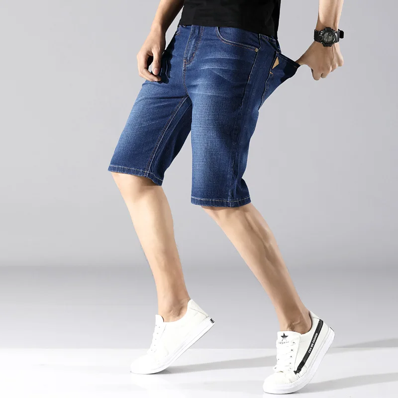 Men's Summer Slim Elastic Slim Straight Cylinder 7 Denim Shorts Fashion and Leisure
Men's Summer Slim Elastic Slim Straight Cylinder 7 Denim Shorts Fashion and Leisure