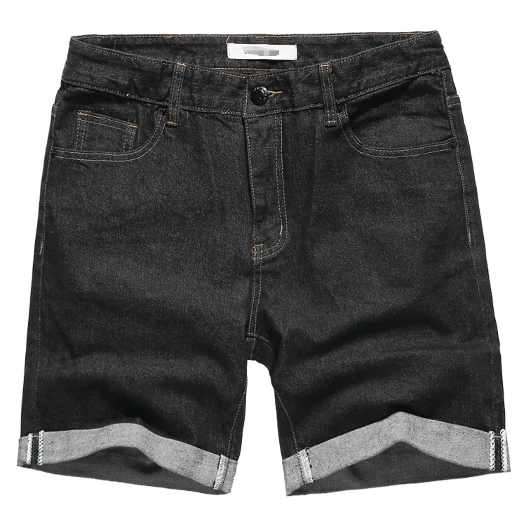 Men Summer Jeans Knee Length Black Solid Casual Cotton Slim Shorts Men Straight European Style Denim Good Quality Shorts Jeans
Men Summer Jeans Knee Length Black Solid Casual Cotton Slim Shorts Men Straight European Style Denim Good Quality Shorts Jeans