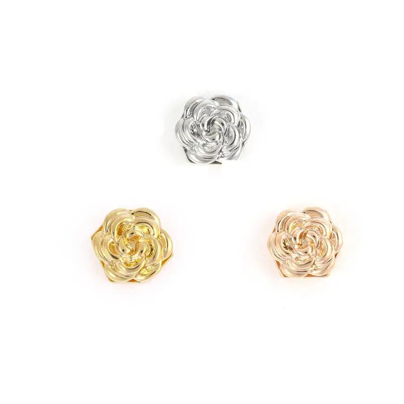Silver Gold Rose Flower Jewelry Making Findings Diy Handmade Accessories To Make Bracelets Supplies For Jewelry Wholesale
Silver Gold Rose Flower Jewelry Making Findings Diy Handmade Accessories To Make Bracelets Supplies For Jewelry Wholesale