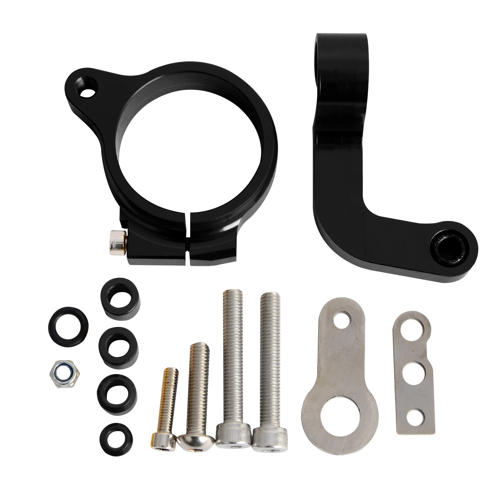 NICECNC Steering Damper Mounting Bracket for BMW R1200GS LC 2013 only R1200 GS (Water Cooled) 6063-T6 Billet Aluminum
NICECNC Steering Damper Mounting Bracket for BMW R1200GS LC 2013 only R1200 GS (Water Cooled) 6063-T6 Billet Aluminum