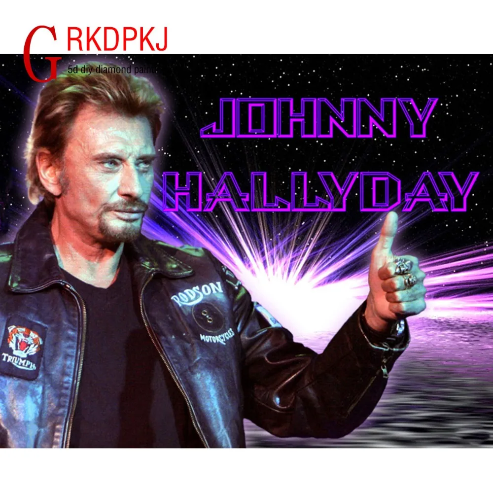 Полный квадрат 5D DIY Алмазная вышивка суперзвезда Джон Халлидей Живопись Вышивка