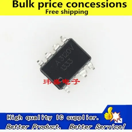 Freeshipping 10pcs/50pcs/100pcs HCPL3120 A3120V A3120 dip-8 optocoupler
Freeshipping 10pcs/50pcs/100pcs HCPL3120 A3120V A3120 dip-8 optocoupler