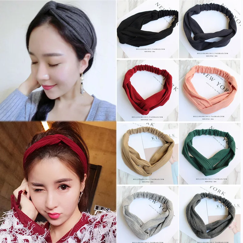 Cute Knitted Headbands For Women Crossed Knot Elastic Hair Bands Solid Headwap Korean Elastique Cheveux Girls Hair Accessories
Cute Knitted Headbands For Women Crossed Knot Elastic Hair Bands Solid Headwap Korean Elastique Cheveux Girls Hair Accessories