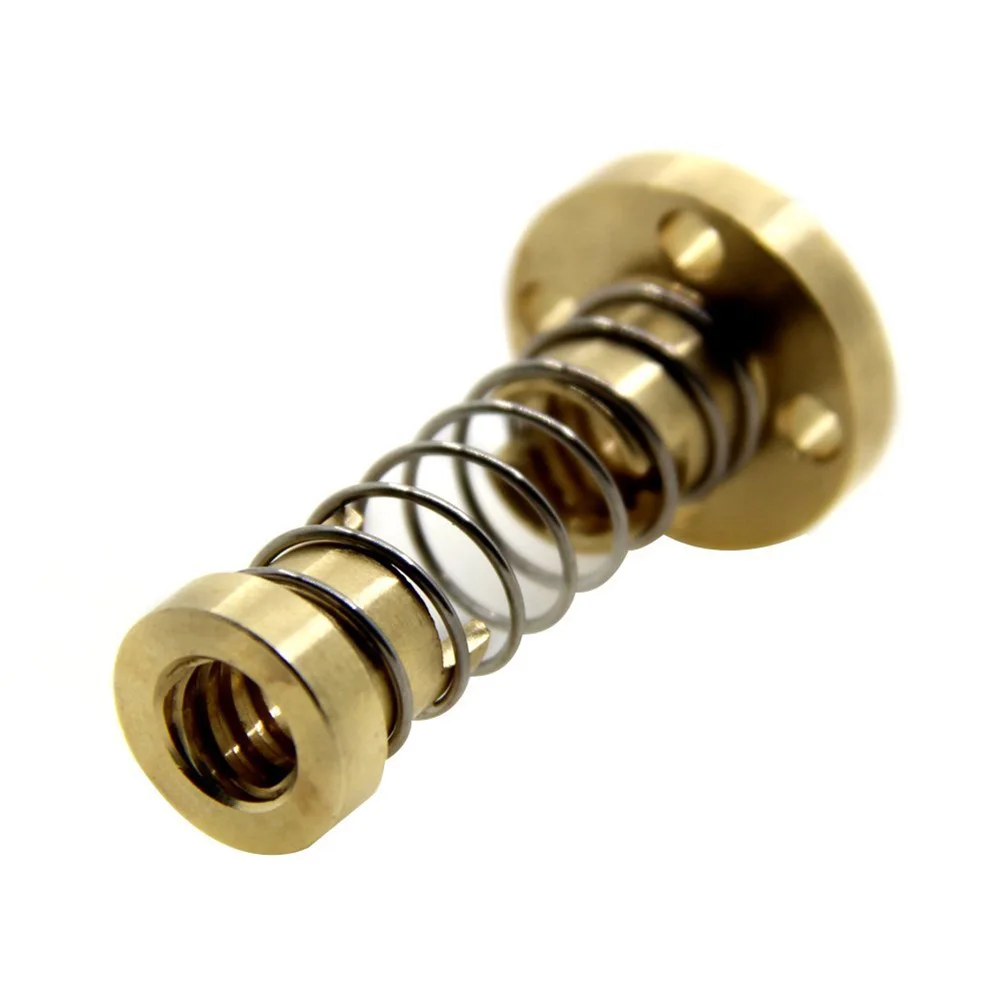 3D Printer Accessories 8mm Threaded Rod Lead Screw Trapezoidal CNC T8 Anti Backlash Spring Loaded Elimination Space Nut EM88
3D Printer Accessories 8mm Threaded Rod Lead Screw Trapezoidal CNC T8 Anti Backlash Spring Loaded Elimination Space Nut EM88