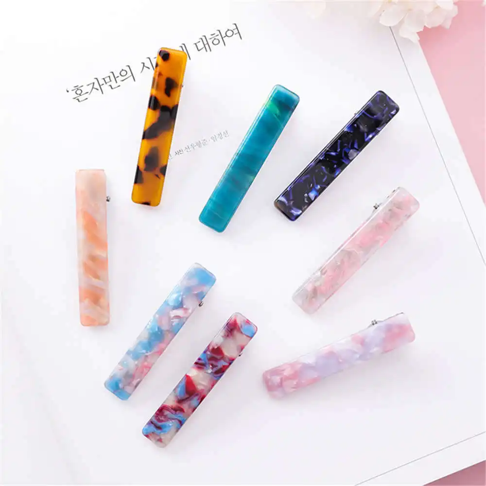 New Hot Resin Acetate Hair Clip Women Hair Accessories Hair Clip Girls Hair Pins Sweet Daily Headwear Barrette For Women Girls
New Hot Resin Acetate Hair Clip Women Hair Accessories Hair Clip Girls Hair Pins Sweet Daily Headwear Barrette For Women Girls