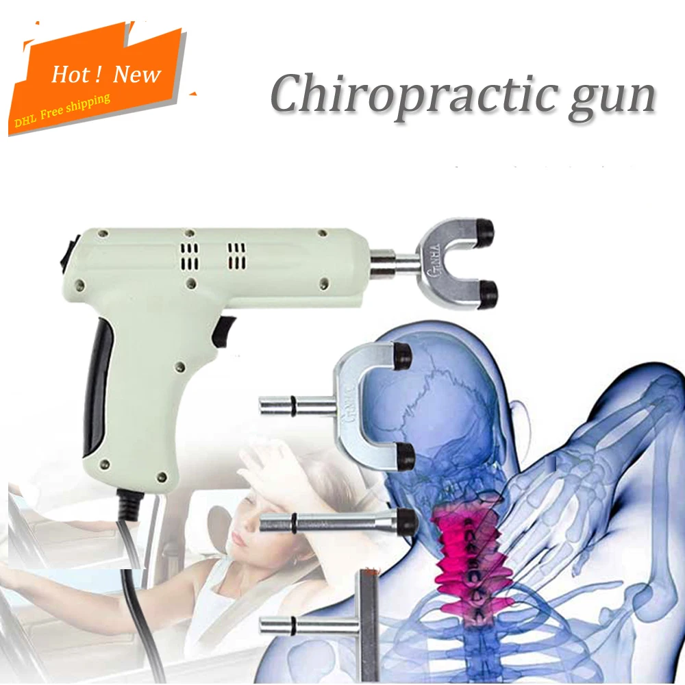 Spine Chiropractic 4 Heads chiropractic adjusting instrument /Electric Correction Gun Activator Massager/Impulse adjuster
Spine Chiropractic 4 Heads chiropractic adjusting instrument /Electric Correction Gun Activator Massager/Impulse adjuster