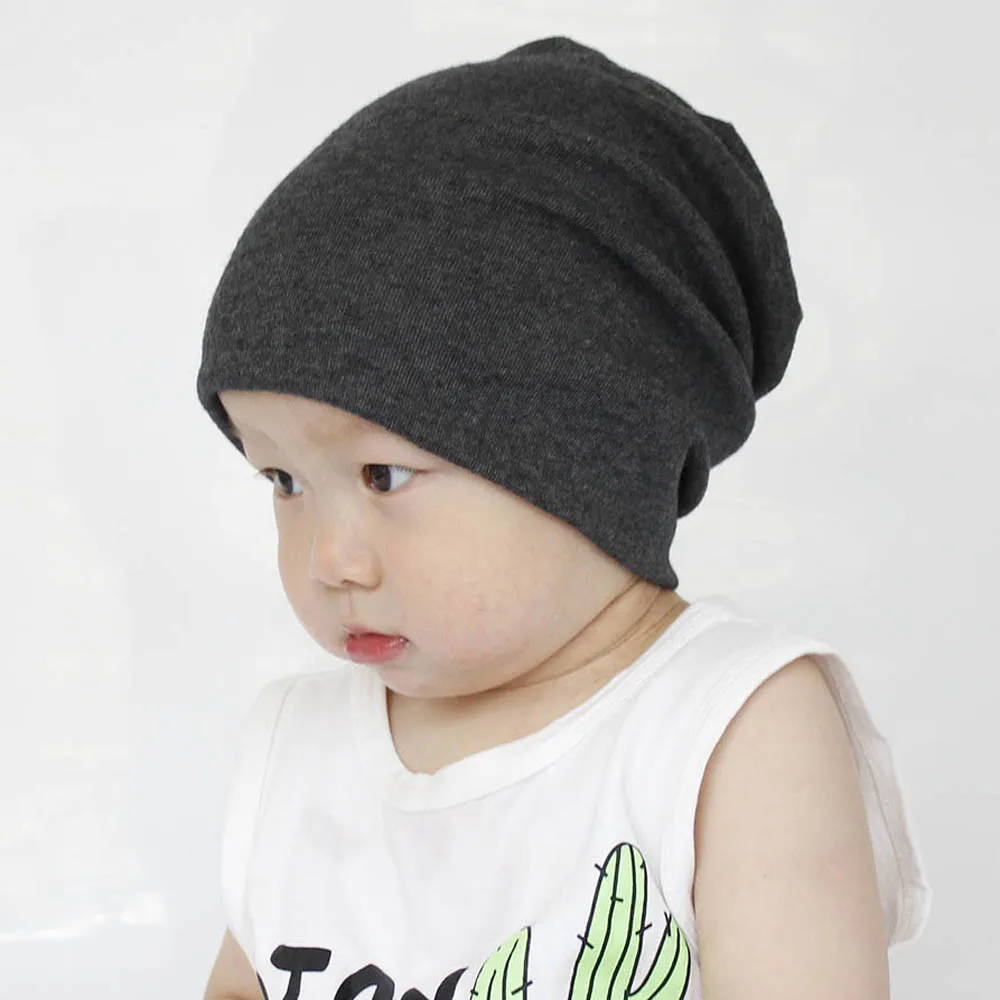 Мягкая хлопковая шапка в стиле хип-хоп для маленьких мальчиков и девочек теплые